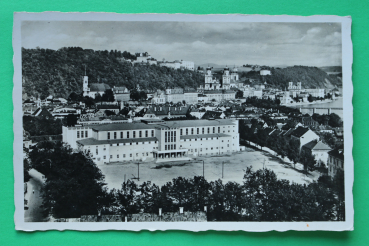 AK Passau / 1936 / Nibelungenhalle / Platz Straße Architektur
